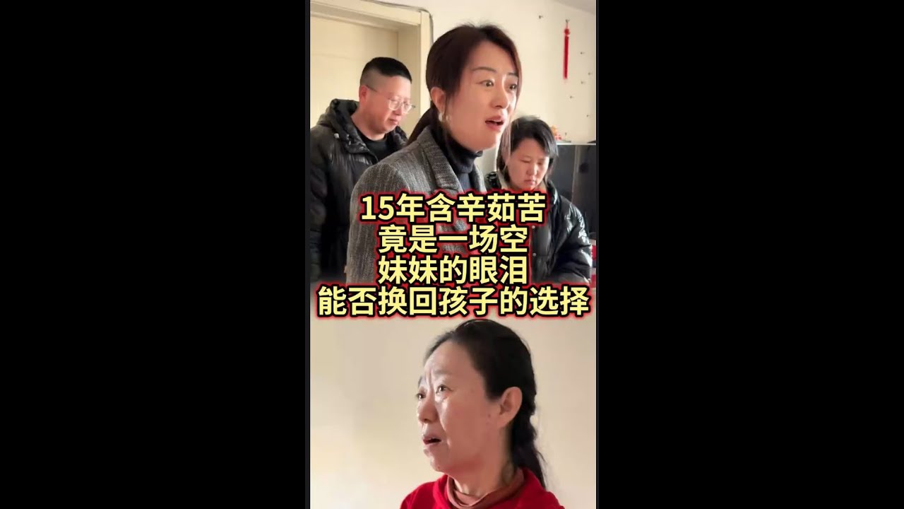 15年含辛茹苦，竟是一场空？妹妹的眼泪能否换回孩子的选择#法律咨询 #经济纠纷 #债务纠纷 #欠钱不还 #老赖   #抖音