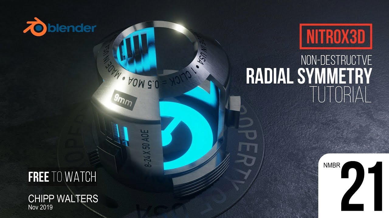 NITROX3D: Non Destructive Radial Symmetrical Objects