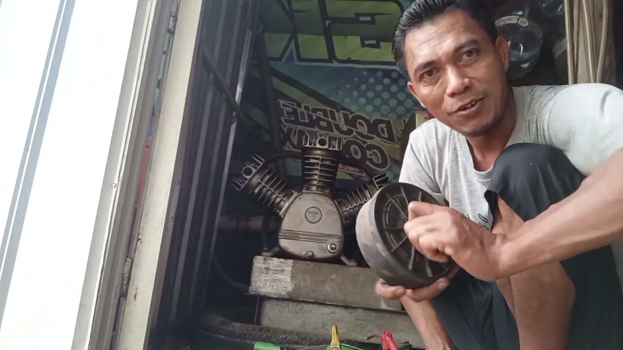 Tutorial membersihkan filter komplesor@Ramiin-Welly#automobile