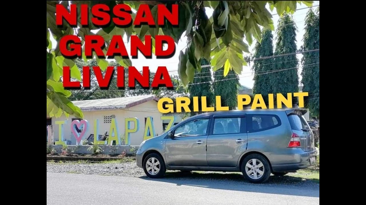 Nissan Grand Livina 2010 | DIY Painting on Grand Livina Grill |  Elastic Rubber Paint | Philippines
