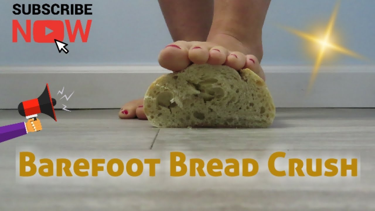 Barefoot Fresh Bread Crush! *Fetish* 18+ POV