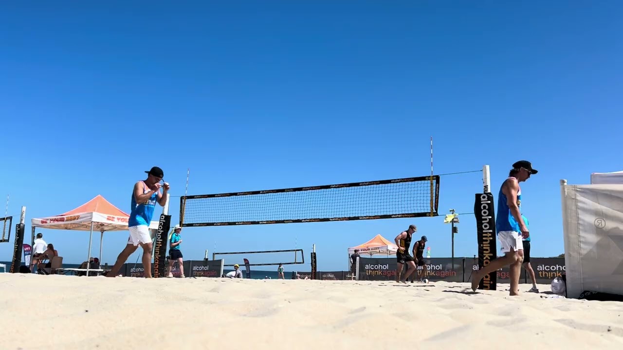 WA State Open Beach Volley Semifinal Peltonen Perello - Piggott Hunt 2/26