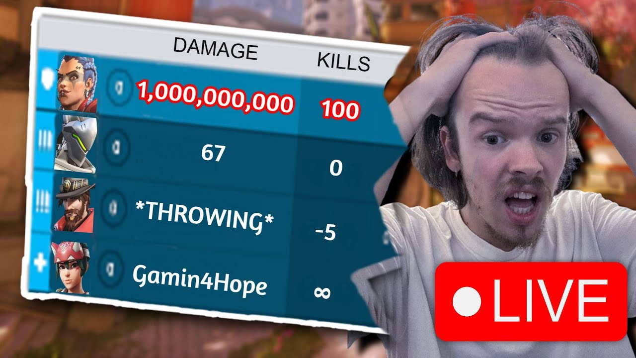 OVERWATCH LIVE - Playing Overwatch With the Squad