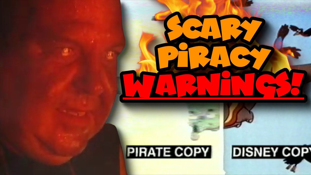 SCARY PIRACY WARNINGS! | Retro Reviews