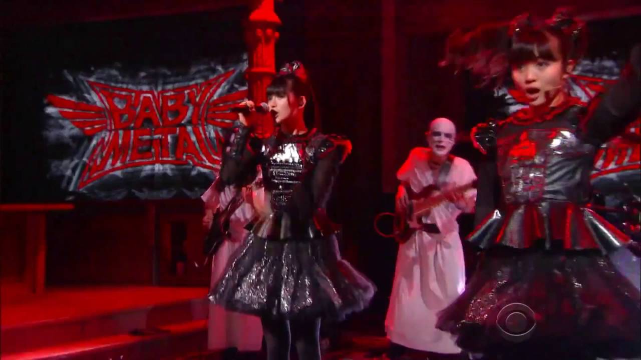 BABYMETAL - Gimme Chocolate!! (The Late Show with Stephen Colbert)
