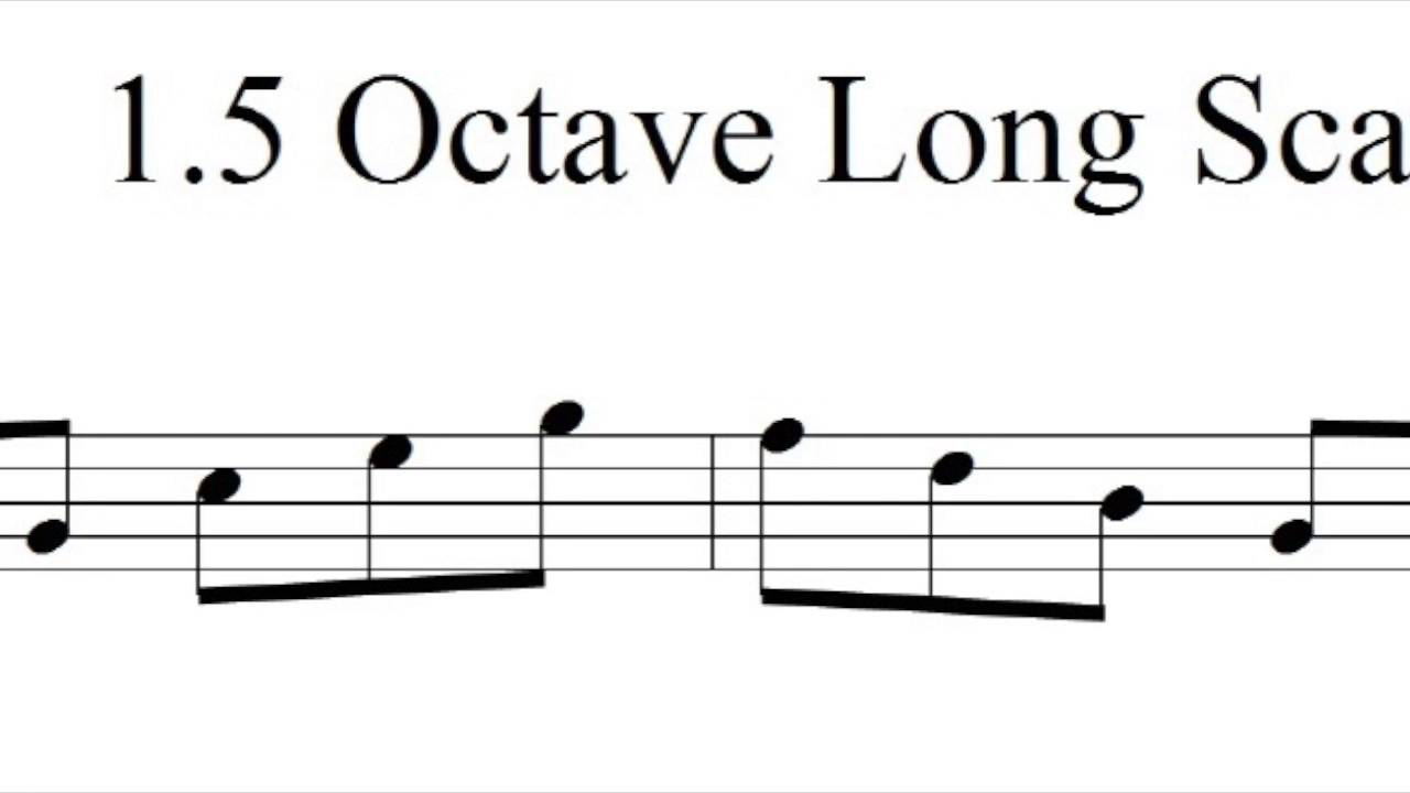 [발성연습,남성용]1 5 Octave Scale male G2 D5