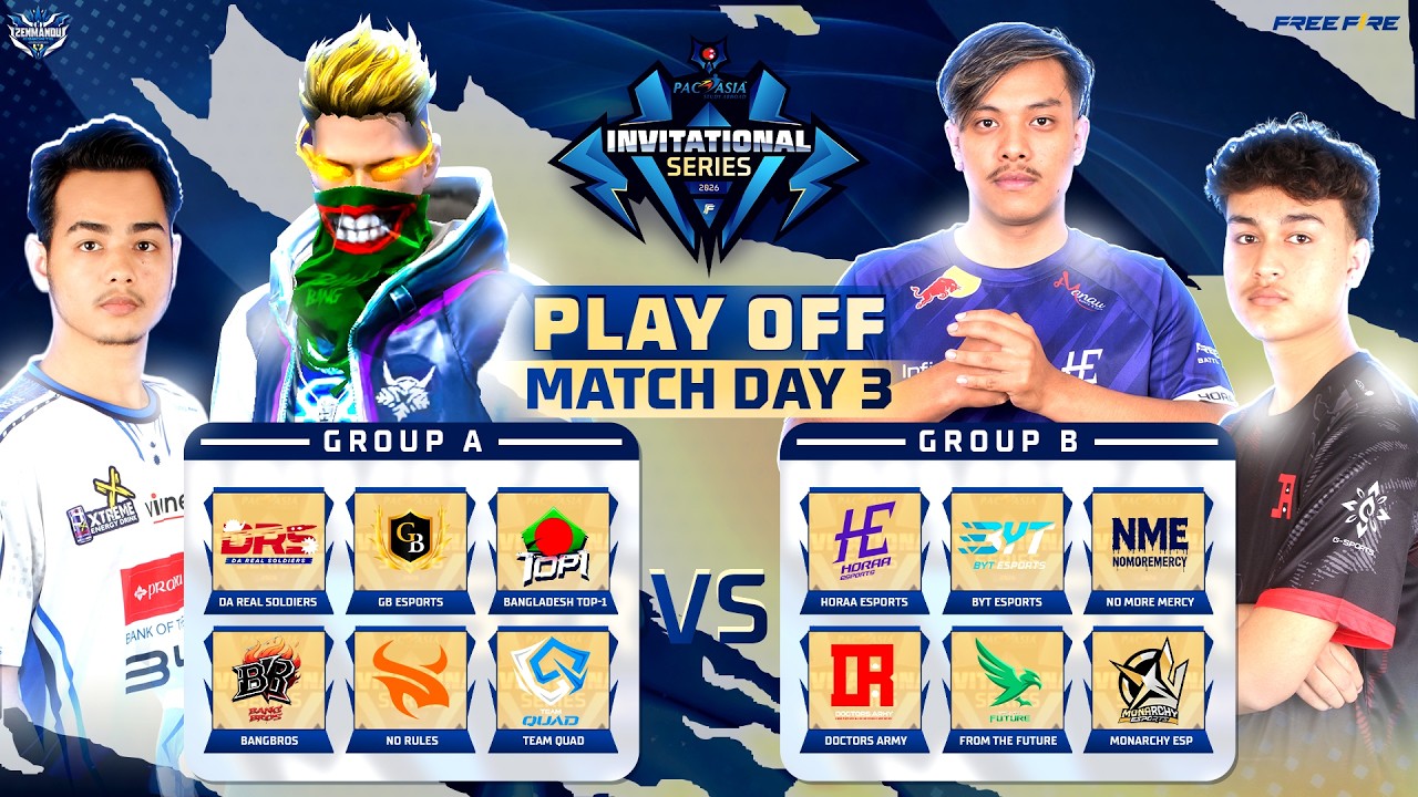 🔴LIVE ] PAC ASIA INVITATIONAL SERIES 2026 | PLAY-OFFS D-3 | FT. ​⁠​⁠​⁠@raadvaiyt829@DRSGAMING
