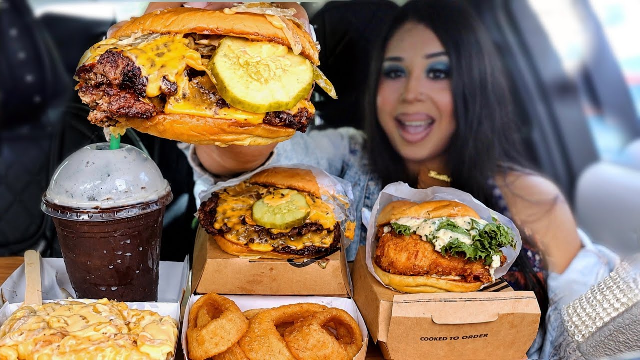 In-N-Out на восточном побережье!? 😳🍔 Меню Shake Shack на западном побережье: мукганг!!! (бургеры,...