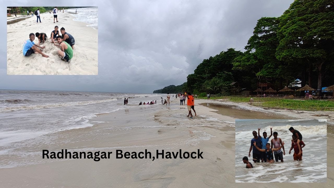 Andaman Trip Ep 8 | Radhanagar Beach | Swaraj Dweep|Bathing At Beach | Playing Football In The Beach