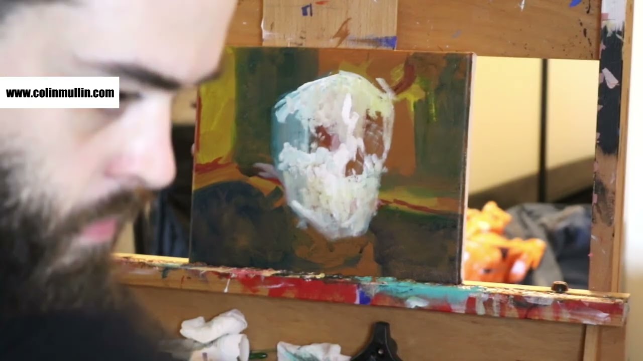 Attempting a 45 minute painting (with commentary) - Artcade