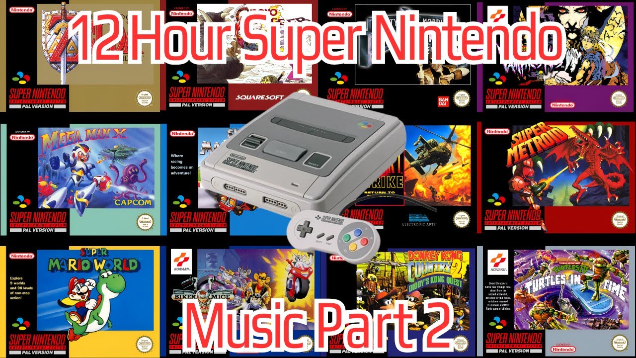 12 Hours of SNES Music | Relaxing & Nostalgic 16-Bit Soundtrack Compilation Part 2