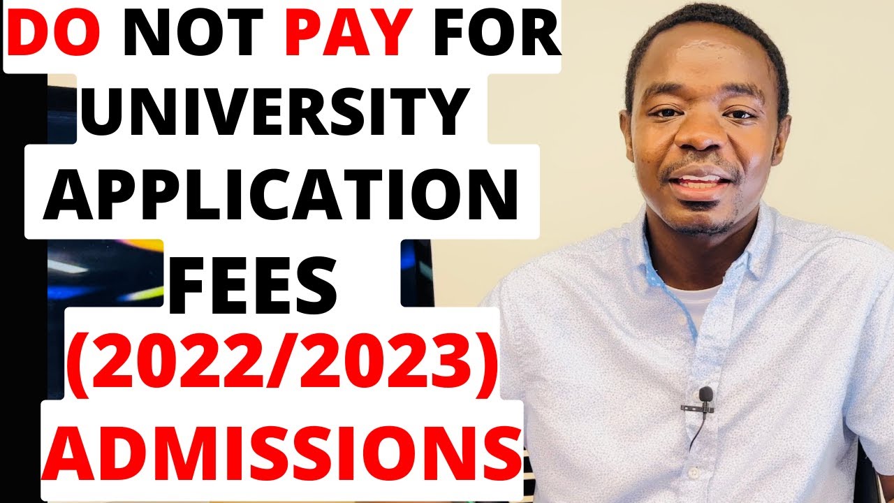 Universities Still Waiving Application Fees  (Spring And Fall 2023)