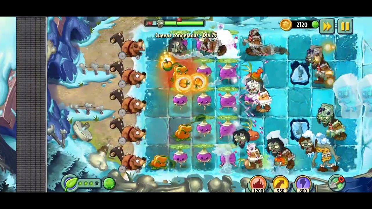 PLANTAS vs ZOMBIS 2 cavernas congeladas 🥶🥶🥶