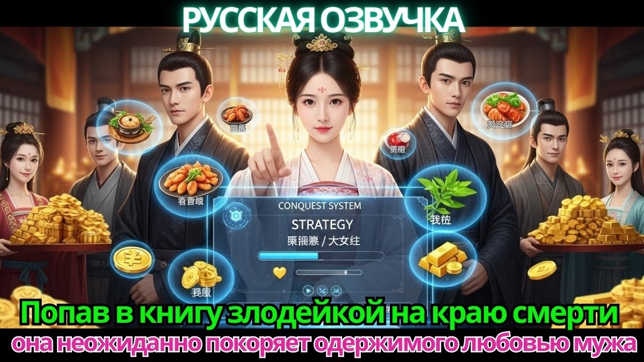 Попав в книгу злодейкой на краю смерти, она неожиданно покоряет одержимого любовью мужа#дорама#drama