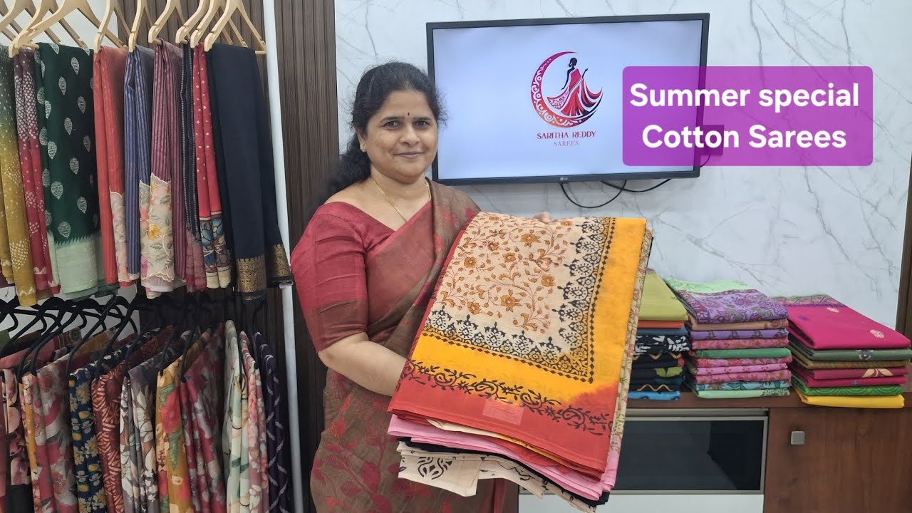 Pure Cotton Sarees | Summer ☀️ Special | New collection | Free shipping allover India 
