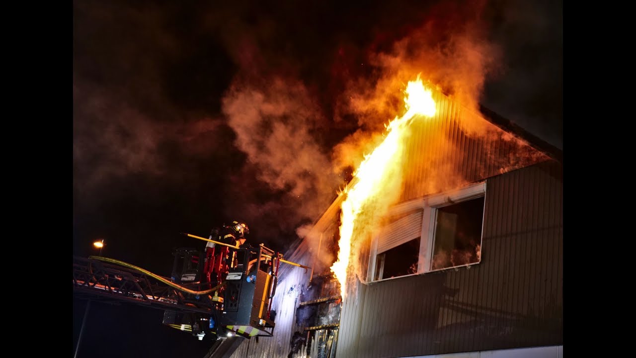 Feu de toiture généralisé à Sélestat