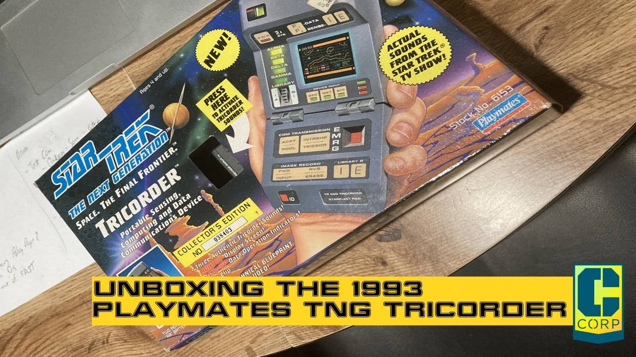 Unboxing the 1993 Playmates TNG Tricorder