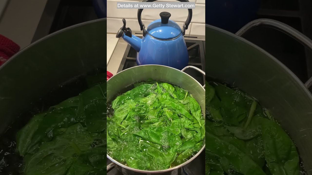 How to Blanch and Freeze Spinach