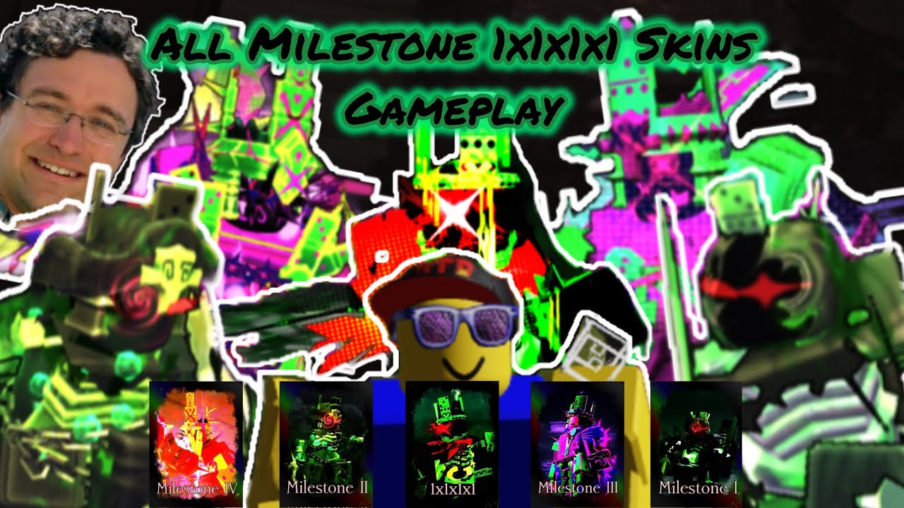 Forsaken - All Milestone 1x1x1x1 Skins Gameplay