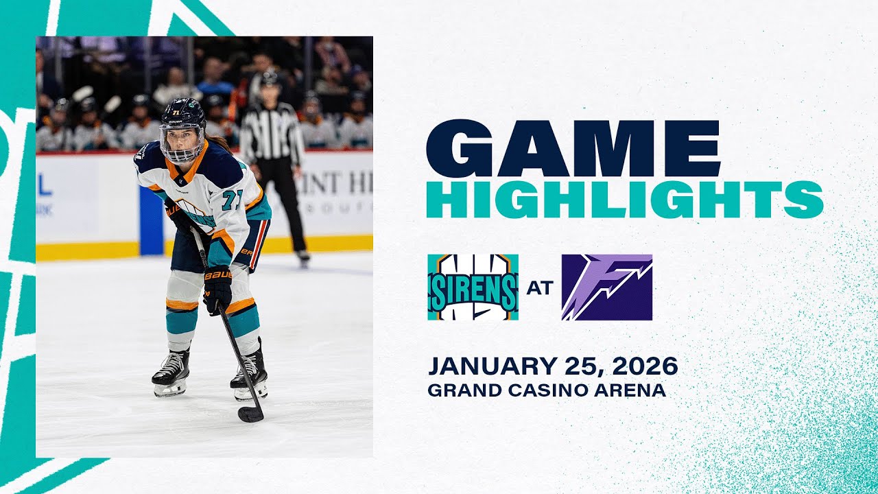 PWHL Highlights | New York Sirens at Minnesota Frost | January 25, 2026