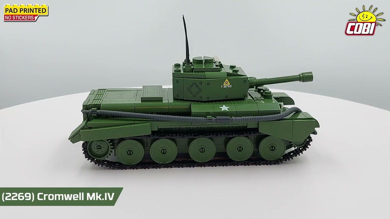 COBI-2269 Cromwell Mk IV Hela brick tank model kit