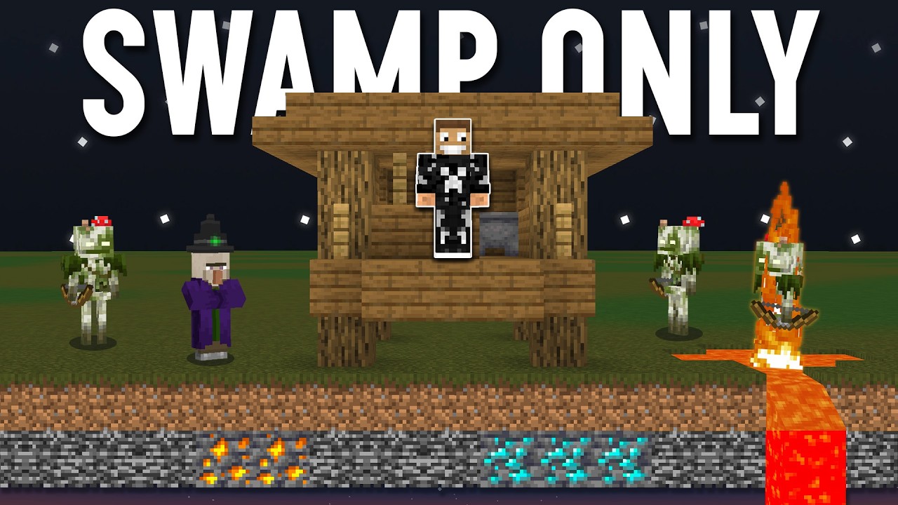 Hardcore, but it's a superflat swamp world