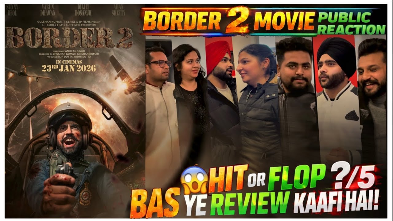 🔥 BORDER 2 MOVIE PUBLIC REACTION | BORDER 1 🆚 BORDER 2 | SUNNY DEOL 💪 | INOX VR AMBARSAR 🎬 #border2 