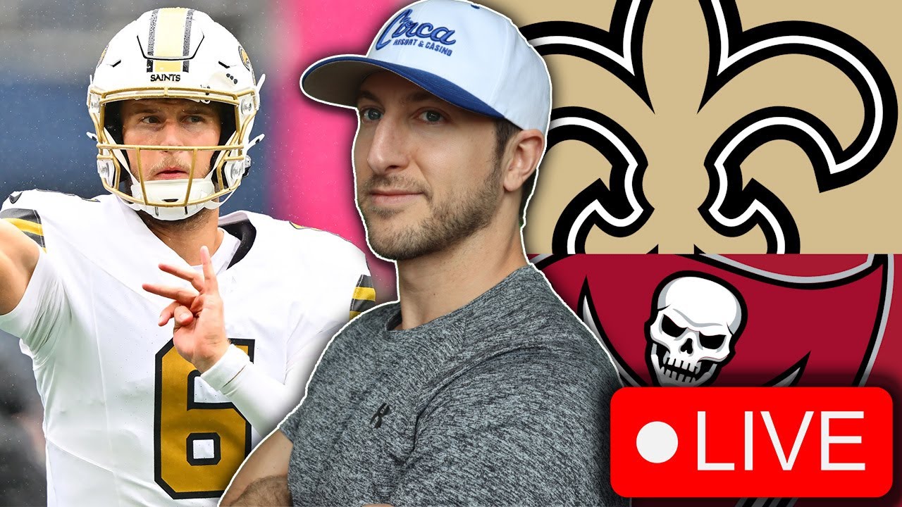 LIVE: New Orleans Saints vs Tampa Bay Buccaneers | James Skrmetta Watch Party