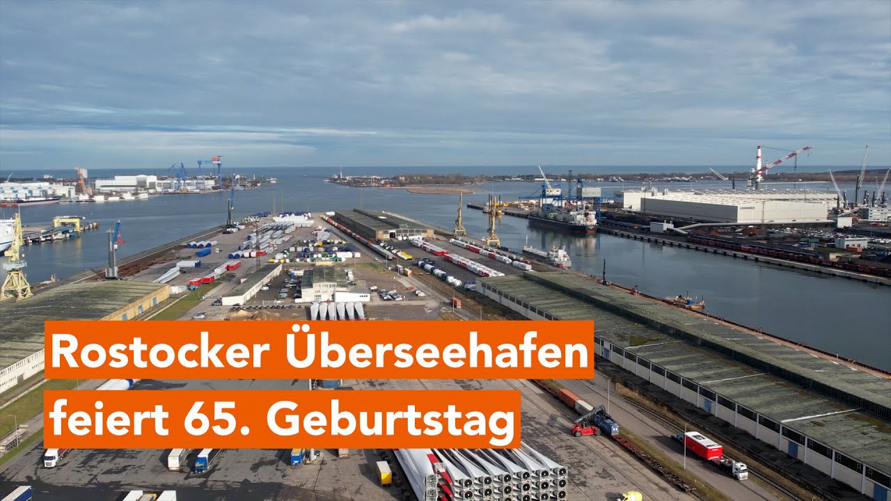 65 Jahre Überseehafen Rostock: Geburtstagsempfang im Rathaus