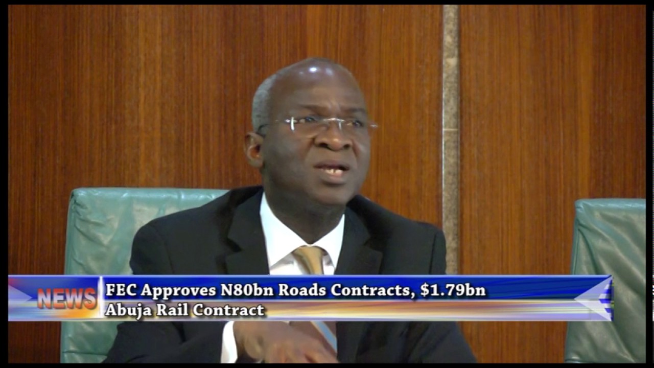 FEC Approves N80 billion Roads Contracts, $1.79 BN Abuja Rail Contracts