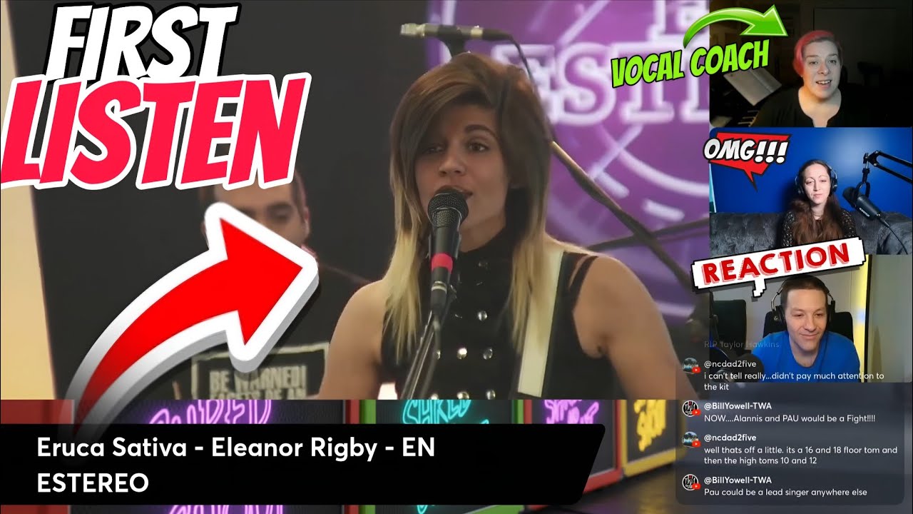 VOCAL COACH - FIRST TIME HEARING - Eruca Sativa - Eleanor Rigby - EN ESTEREO