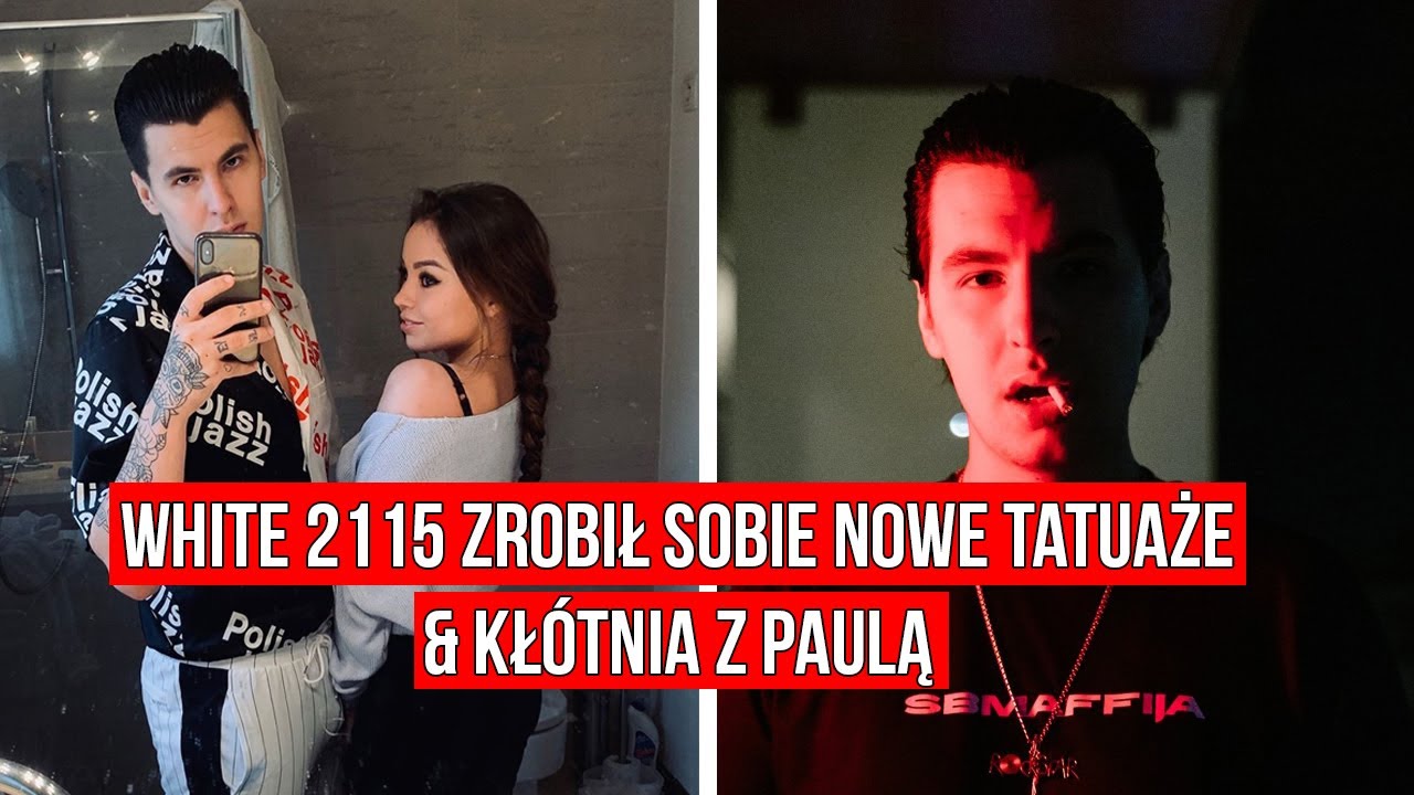 WHITE 2115 ZROBIŁ SOBIE NOWE TATUAŻE & KŁÓTNIA Z PAULĄ [ FRAGMENT LIVE ]