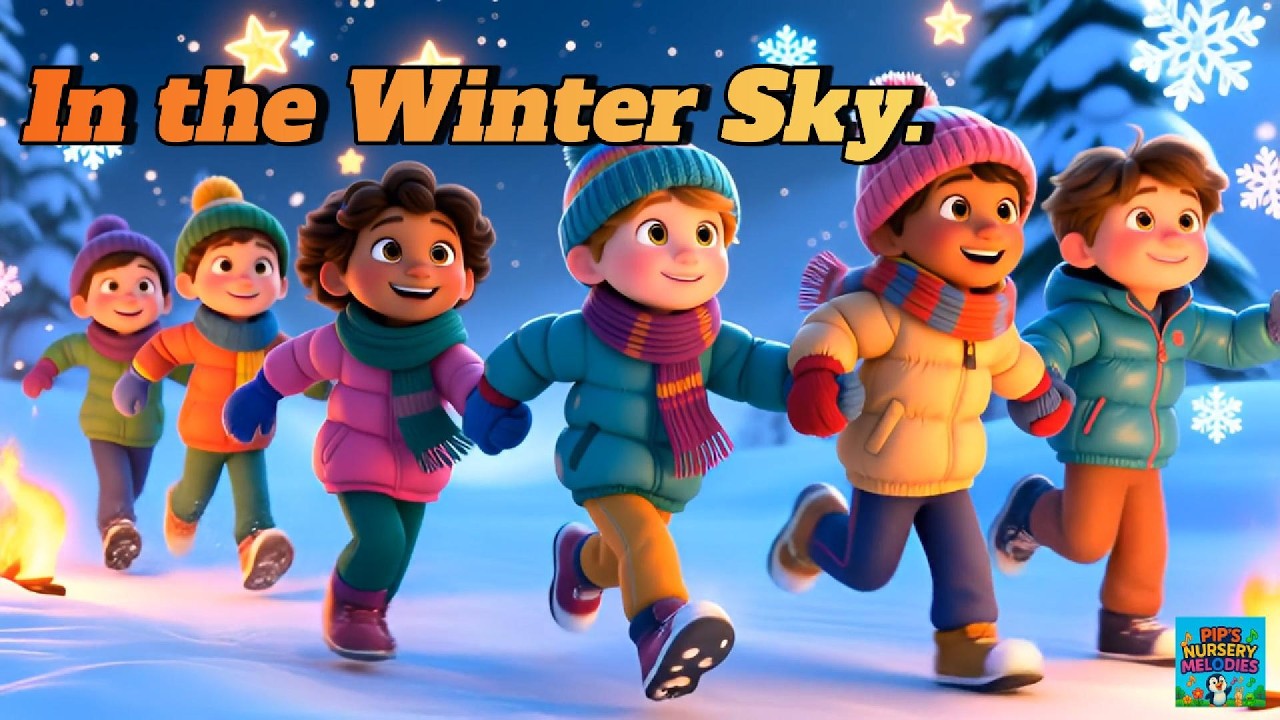In the winter sky| Snowy adventure and winter magic for kids