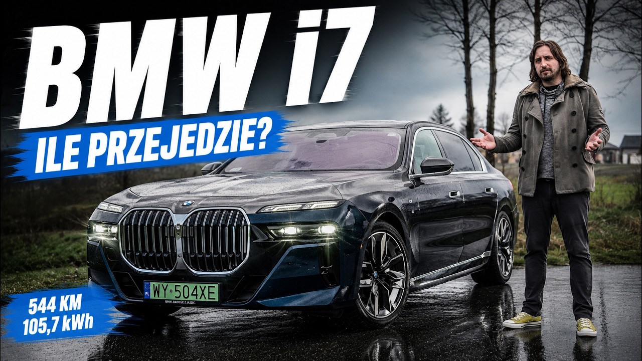 BMW i7 2023 xDrive60: ile przejedzie na jednym ładowaniu? - test zasięgu