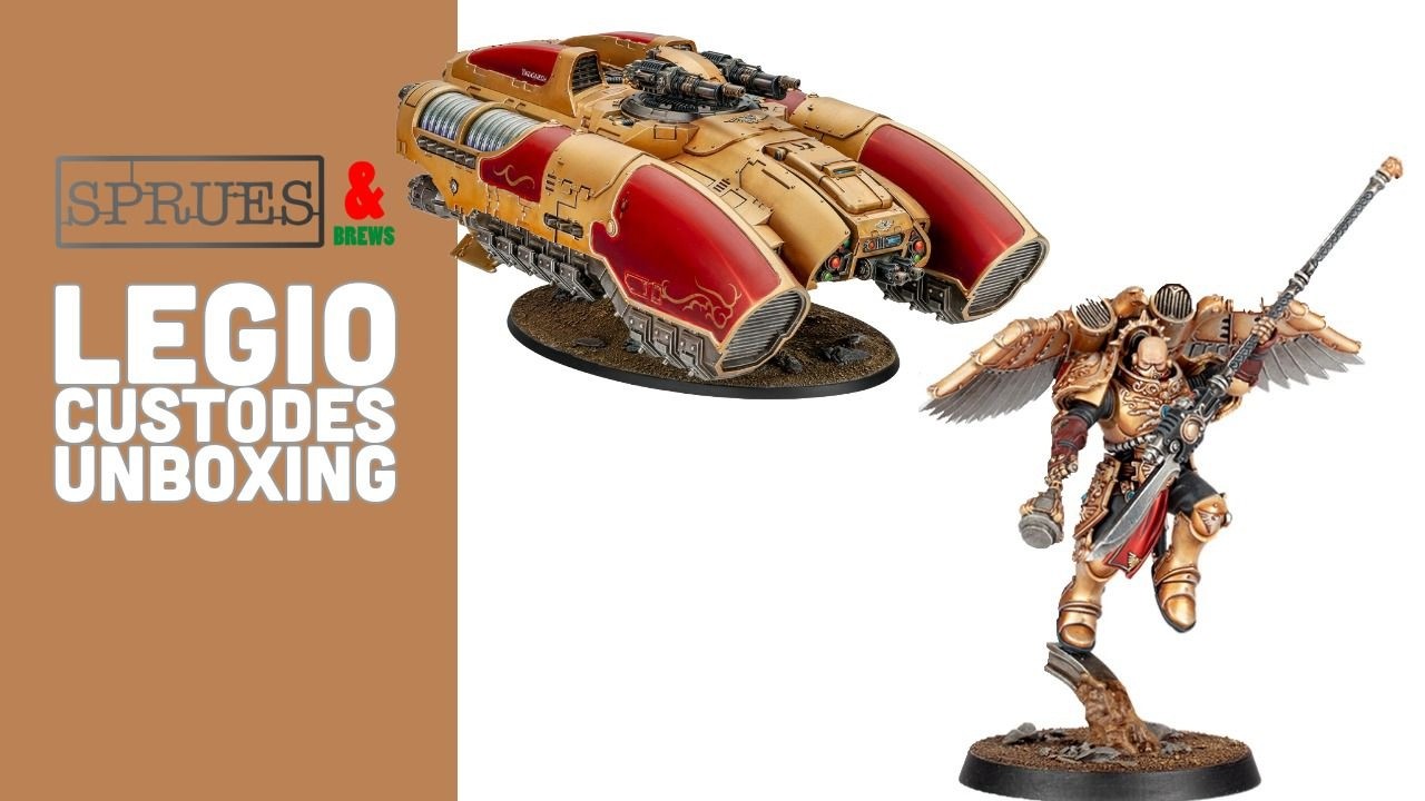 Распаковка Legio Custodes Venatari и Coronus Grav Carrier - Warhammer The Horus Heresy