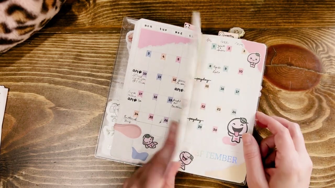 The Angel Shoppe Weeks Planner Flip Through