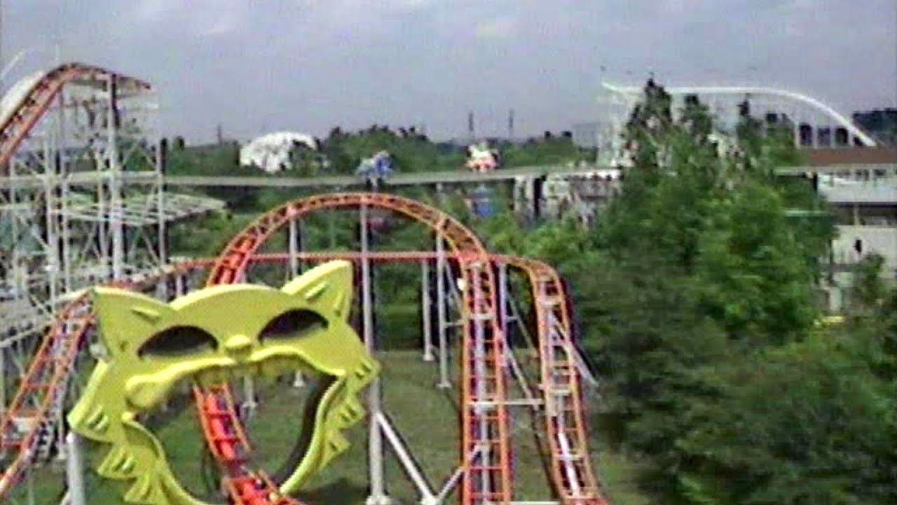 【4K60P】1988 東武動物公園 ジェットコースター 「クレイジーマウス」/ 