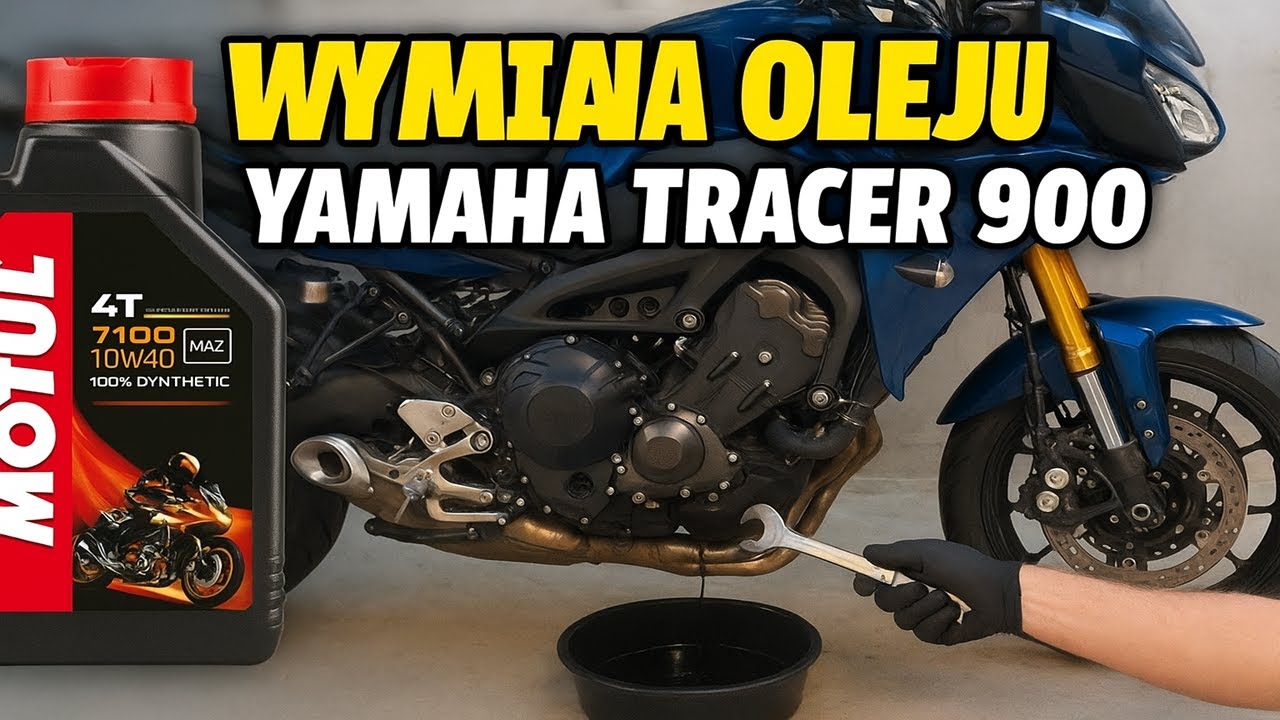 Yamaha Tracer 900 GT wymiana oleju w 5 minut