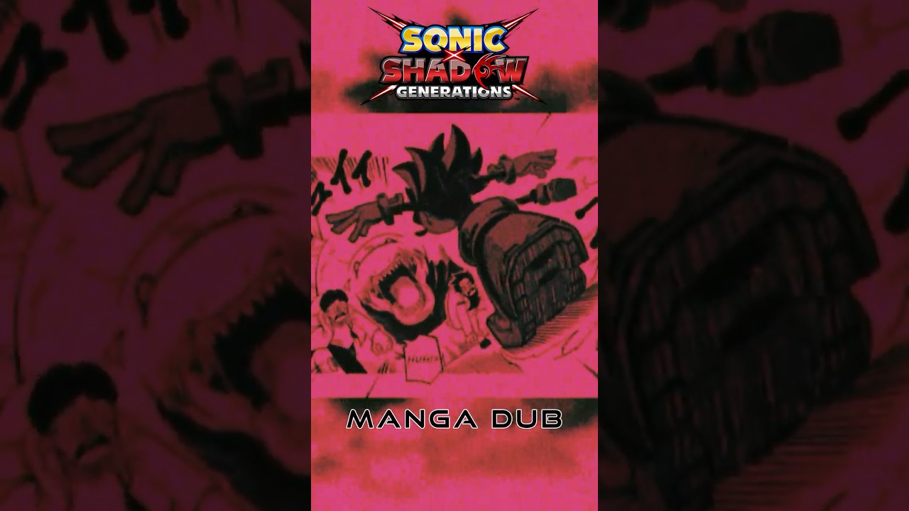 Shadow vs Pre-Biolizard - Sonic X Shadow Generations Manga Dub #sonicxshadowgenerations #sonic