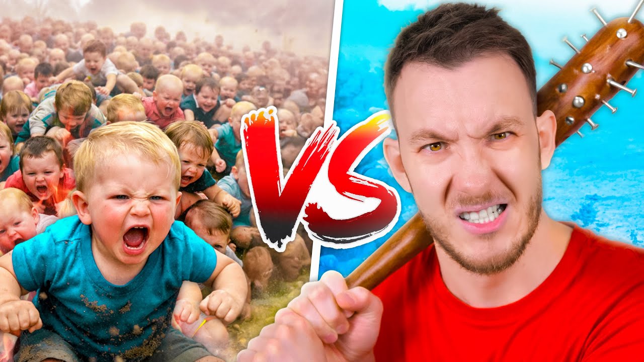 JÁ vs. 1000 BATOLAT! 👶🔥| How Many Dudes?