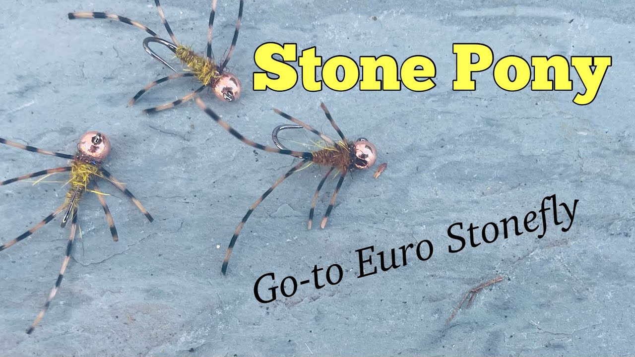 How to tie the STONE PONY:  Go-to Euro STONEFLY pattern