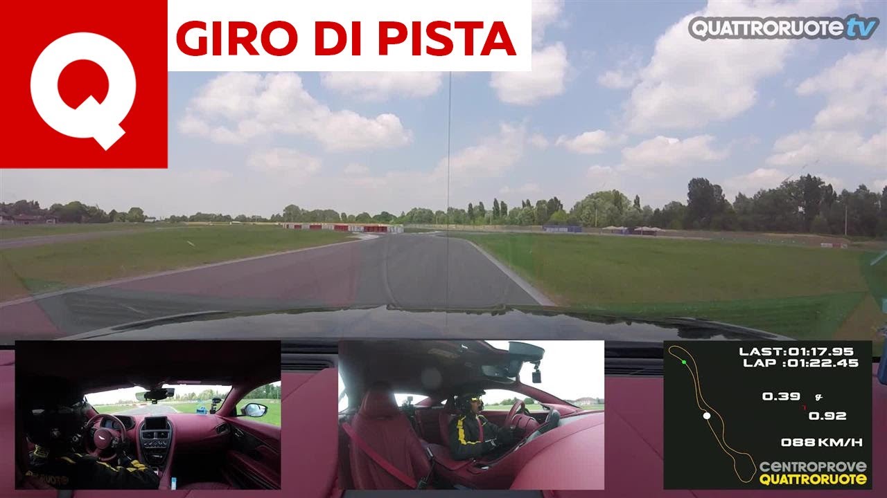 Giro di pista: l'Aston Martin DB11 V8 Coup&eacute; al Vairanoring