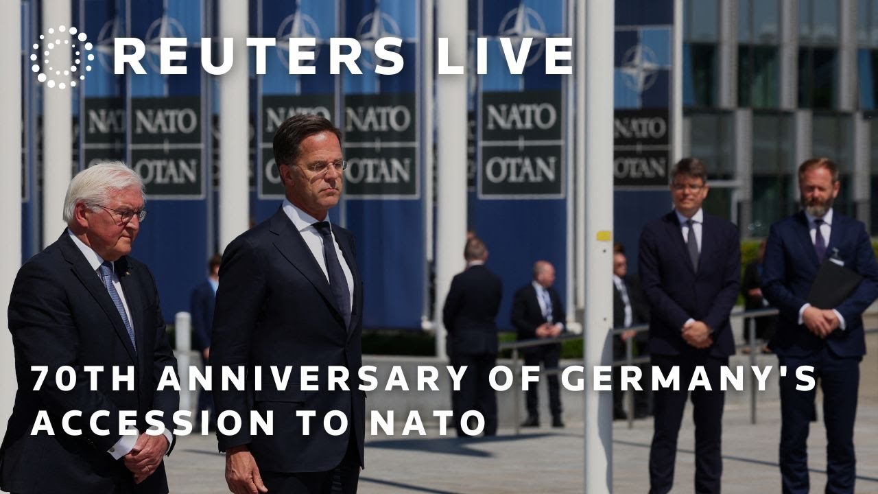 LIVE: Ceremony marks 70th anniversary of Germany’s accession to NATO
