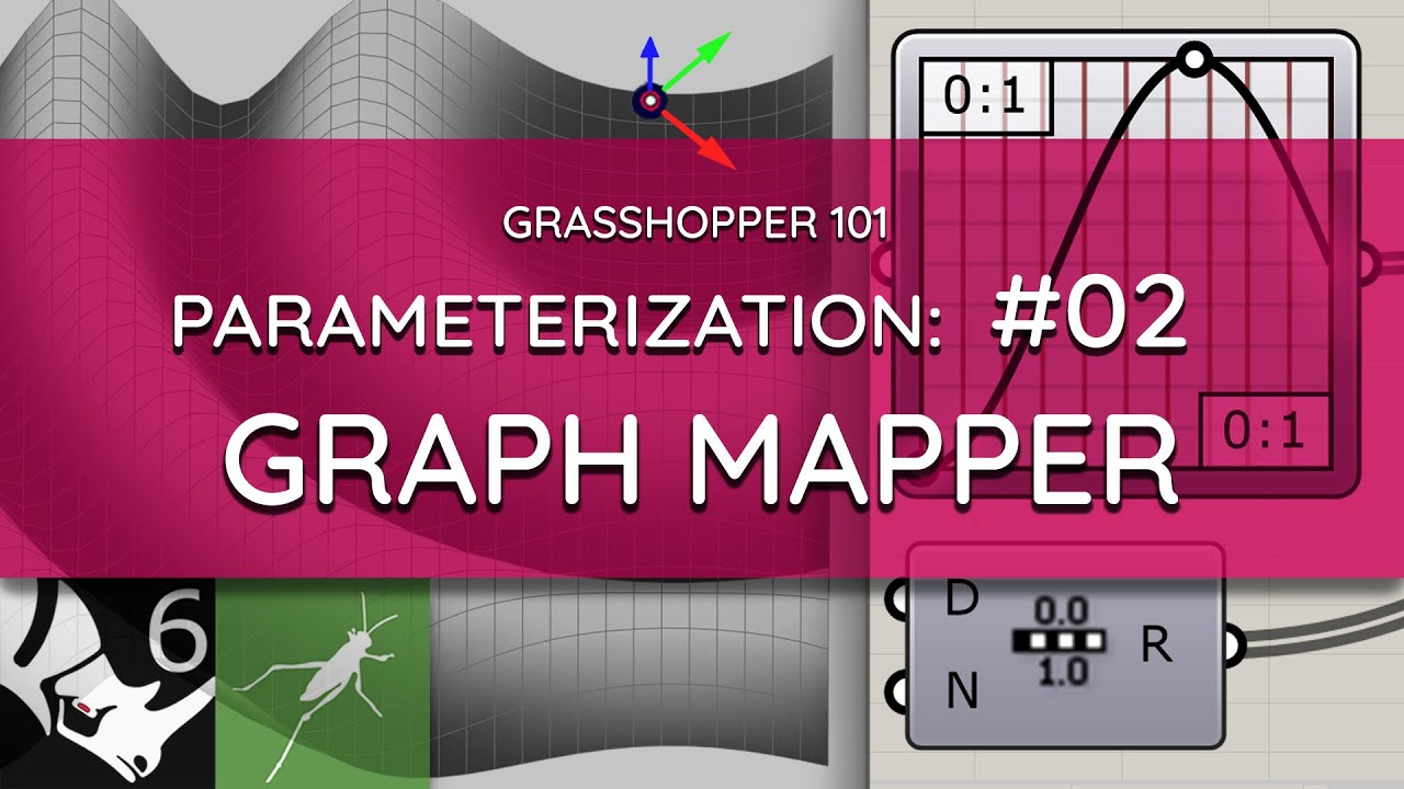 Grasshopper 101: Parameterization | #02 Graph Mapper, Range