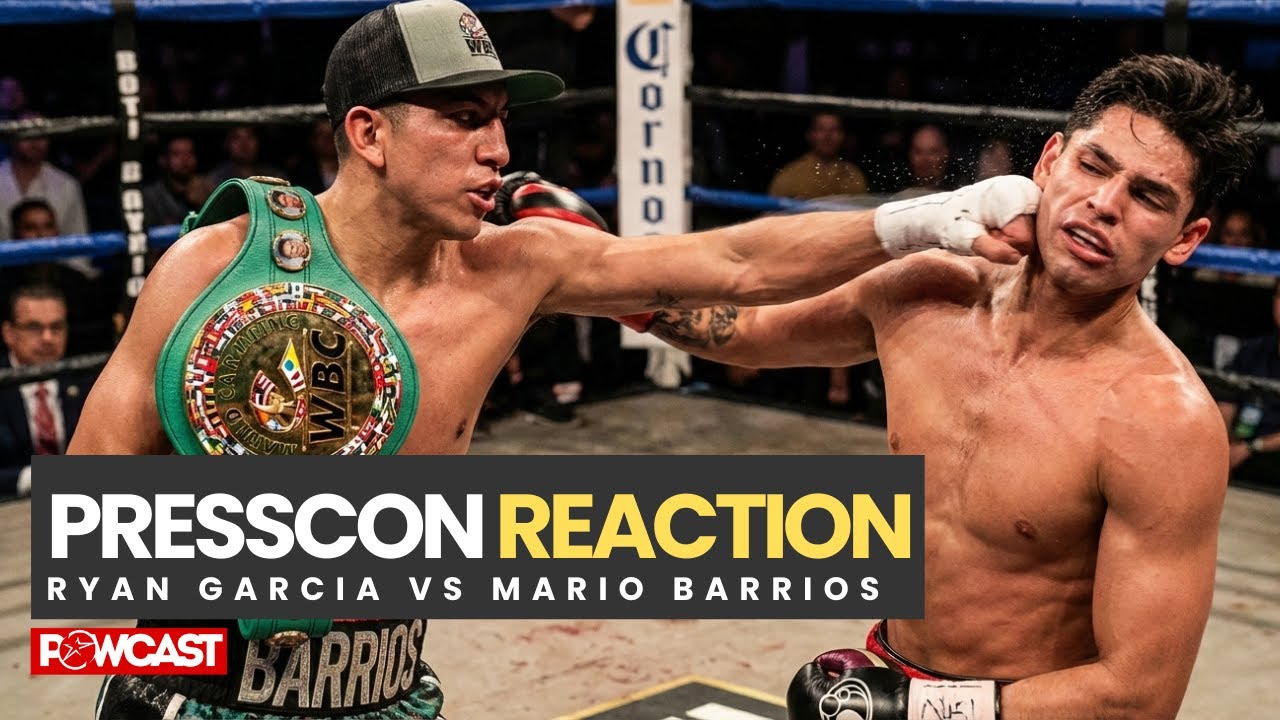 Ryan Garcia vs Mario Barrios Presscon Reaction
