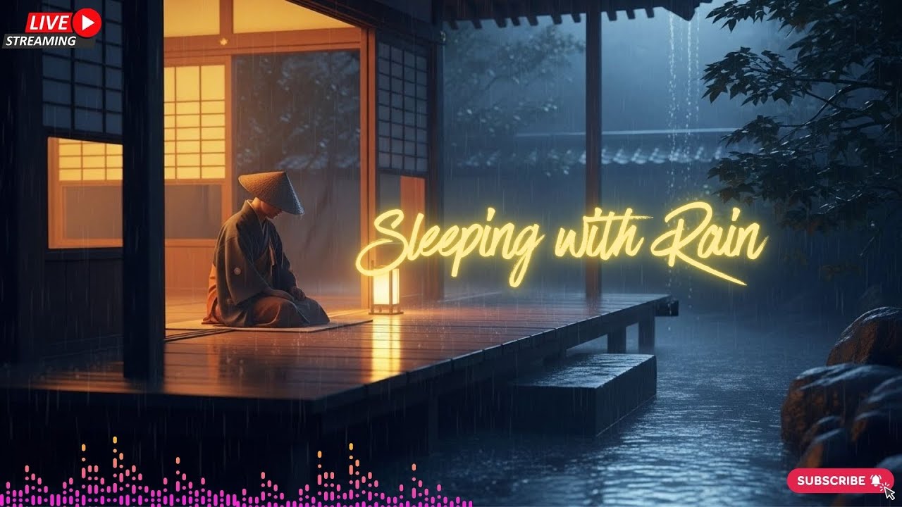 Relaxing Cabin Rain Night – Minimal Music for Sleep & Anxiety Reduction