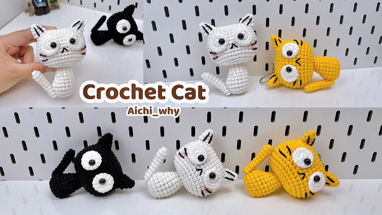 Crochet  Senseless Cat || Hướng dẫn móc Mèo Vô Tri siêu chi tiết
