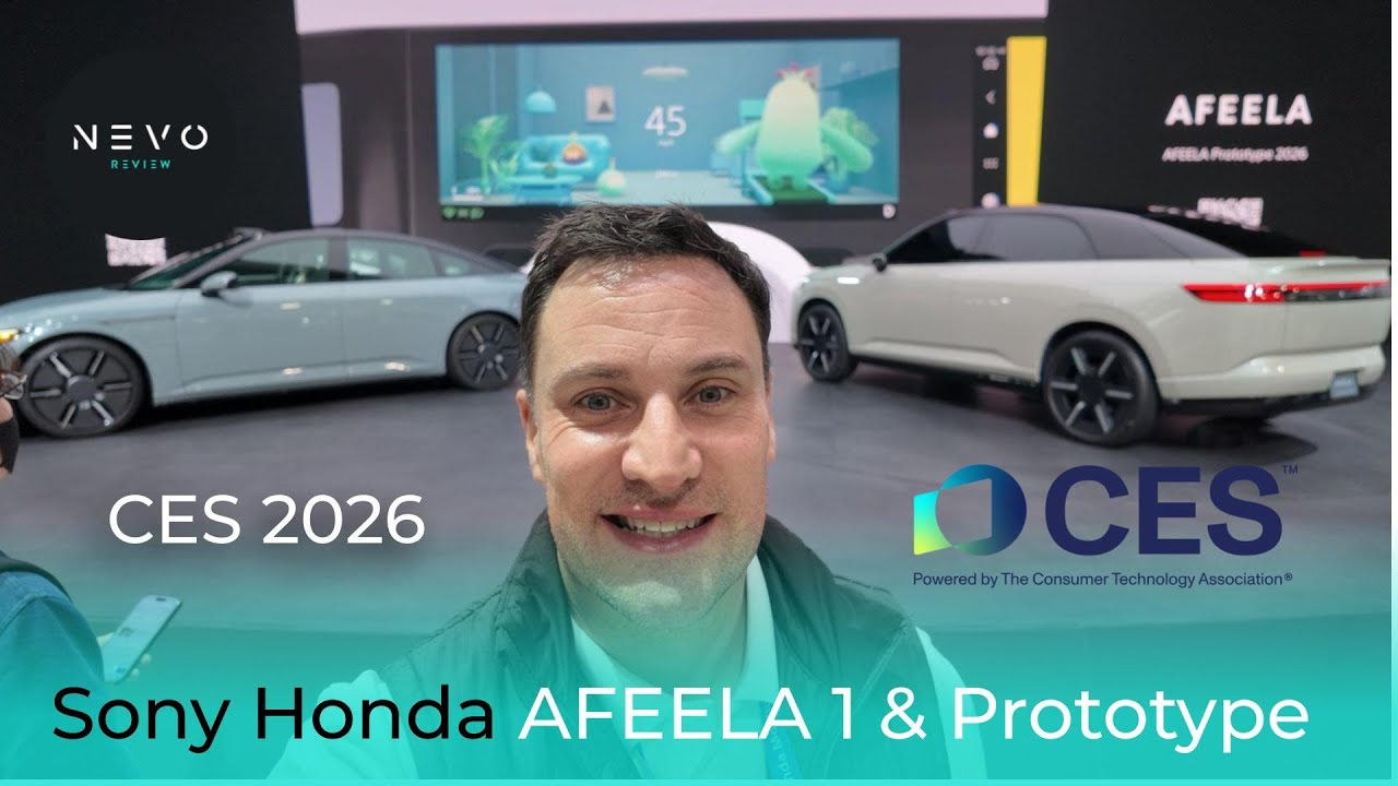 Sony Honda Afeela 1 CES 2026 и первый взгляд на прототип