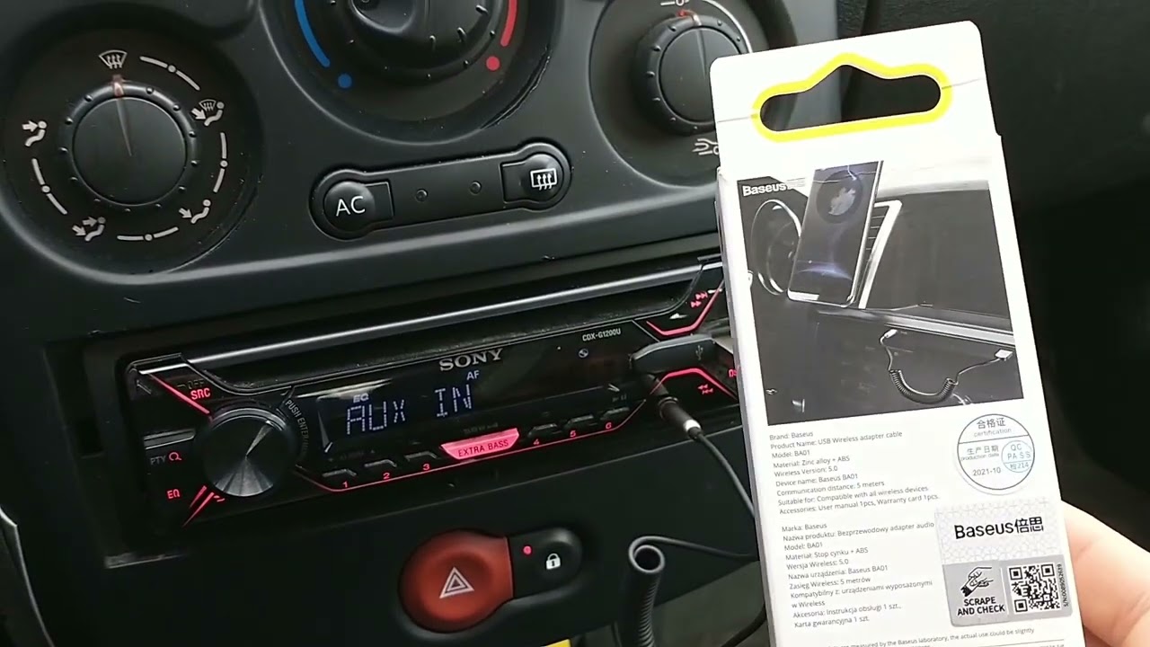 Baseus BA01 Adapter Bluetooth Mini Test