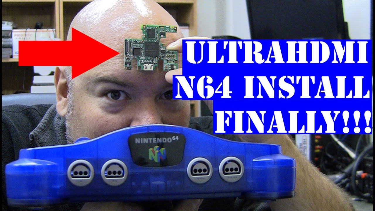 N64 UltraHDMI - mod install walk through - Nintendo 1080p hdmi - Tips n Tricks